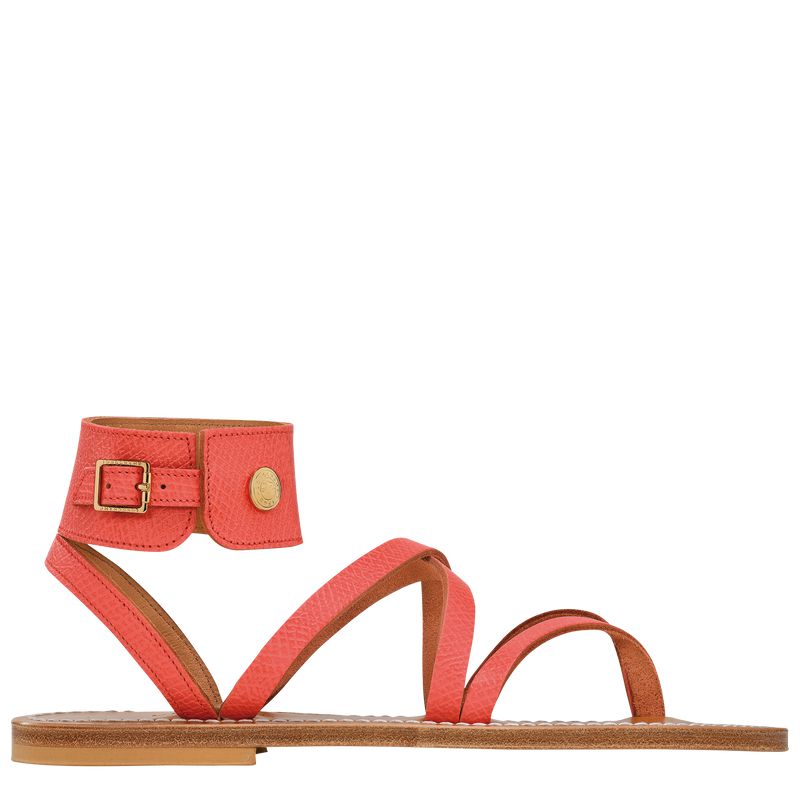 Women Longchamp X K.Jacques Sandals Orange | Ireland-826ZTNFLG