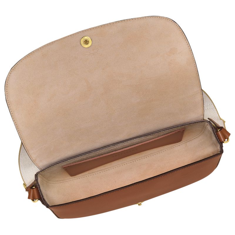 Women Longchamp Épure M Crossbody Bag Brown | Ireland-154QJFRKB