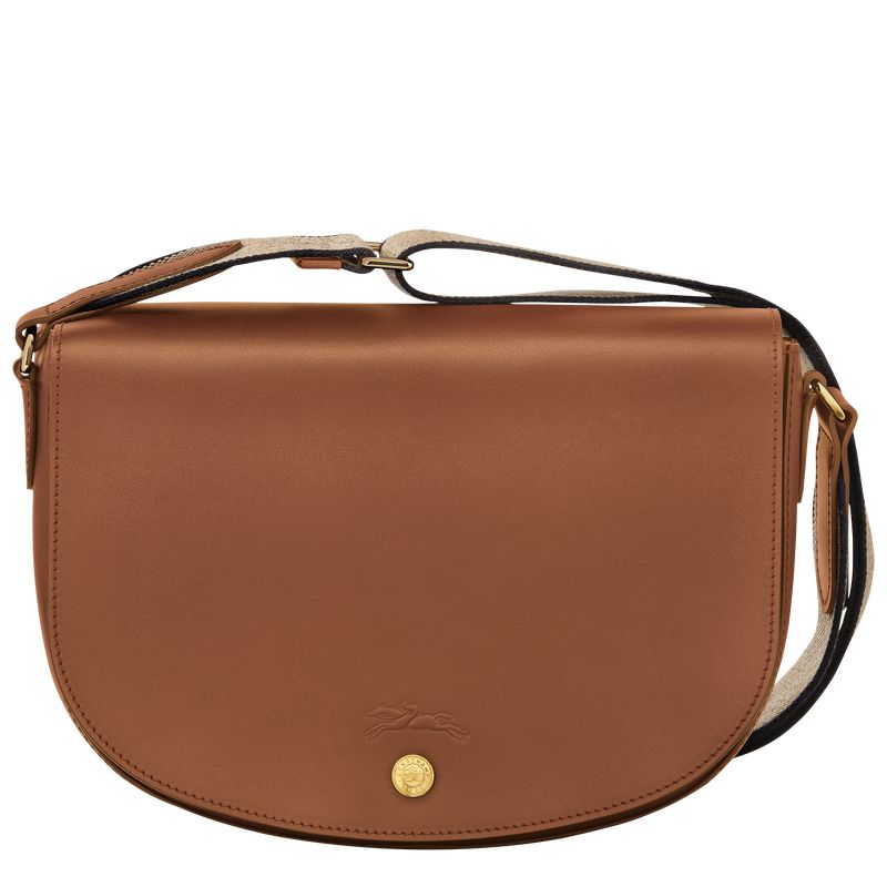 Women Longchamp Épure M Crossbody Bag Brown | Ireland-154QJFRKB