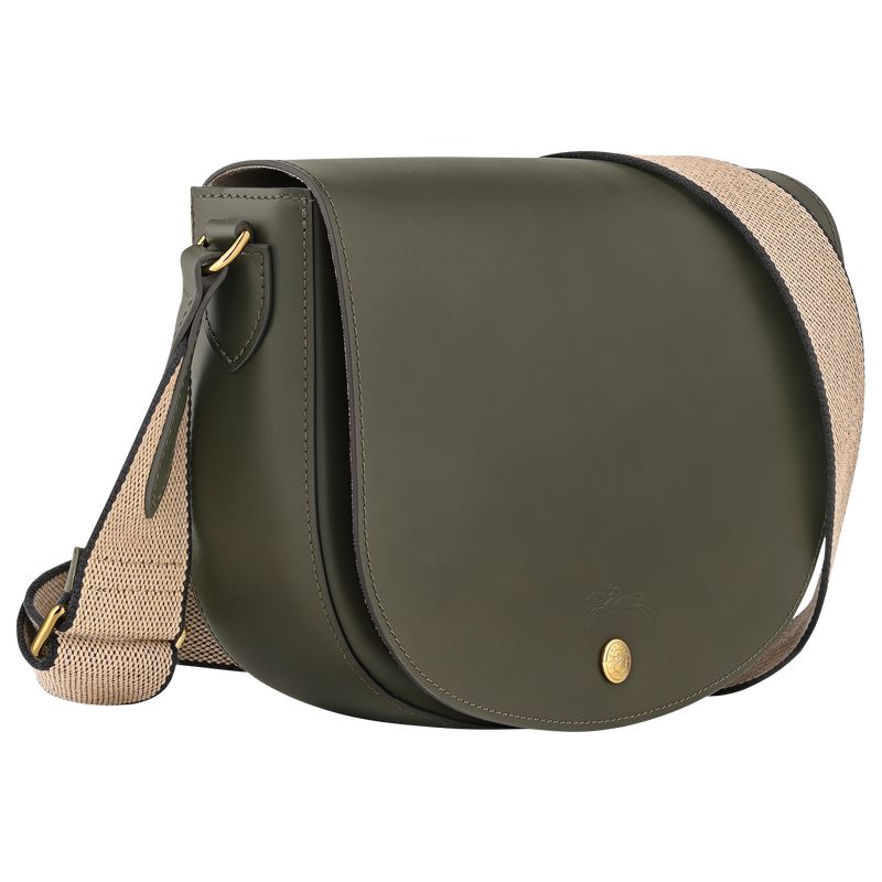 Women Longchamp Épure M Crossbody Bag Khaki | Ireland-612JZUITK