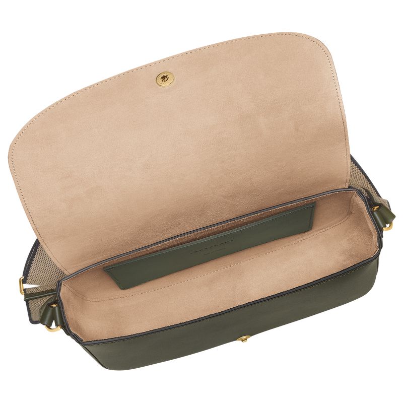 Women Longchamp Épure M Crossbody Bag Khaki | Ireland-612JZUITK