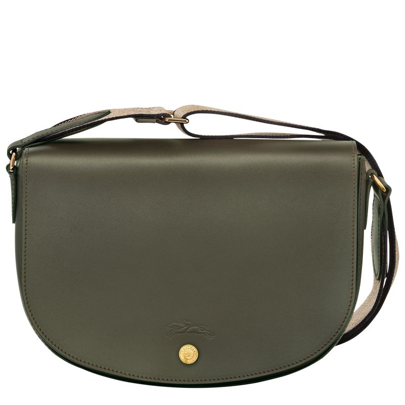Women Longchamp Épure M Crossbody Bag Khaki | Ireland-612JZUITK