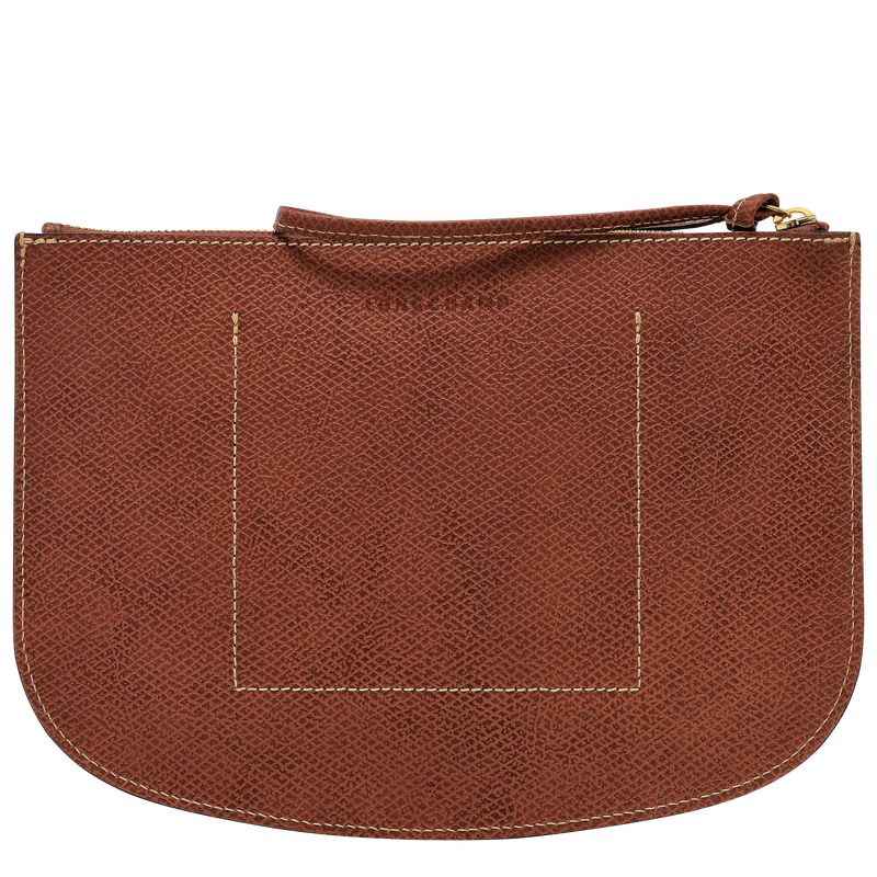 Women Longchamp Épure Pouch Brown | Ireland-281CIHPJL