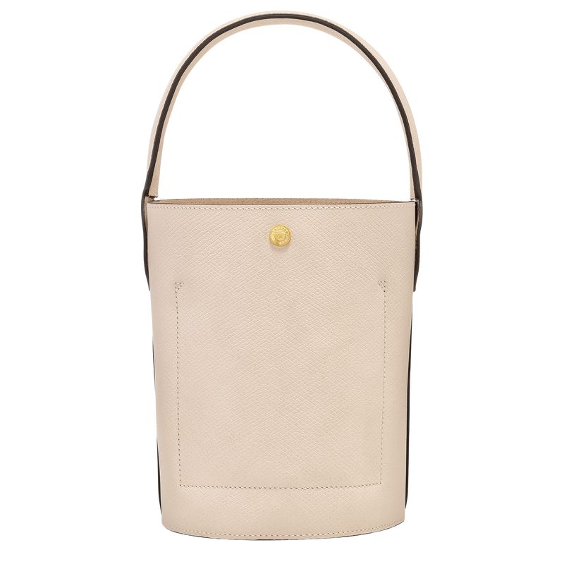 Women Longchamp Épure S Bucket Bag Beige | Ireland-852SWZRHM