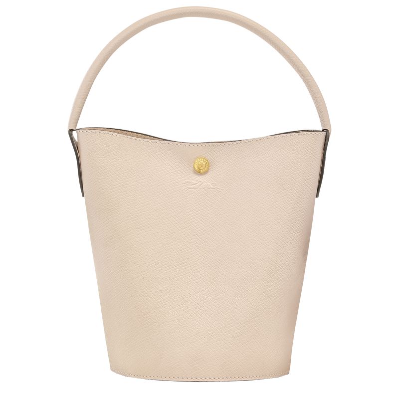 Women Longchamp Épure S Bucket Bag Beige | Ireland-852SWZRHM