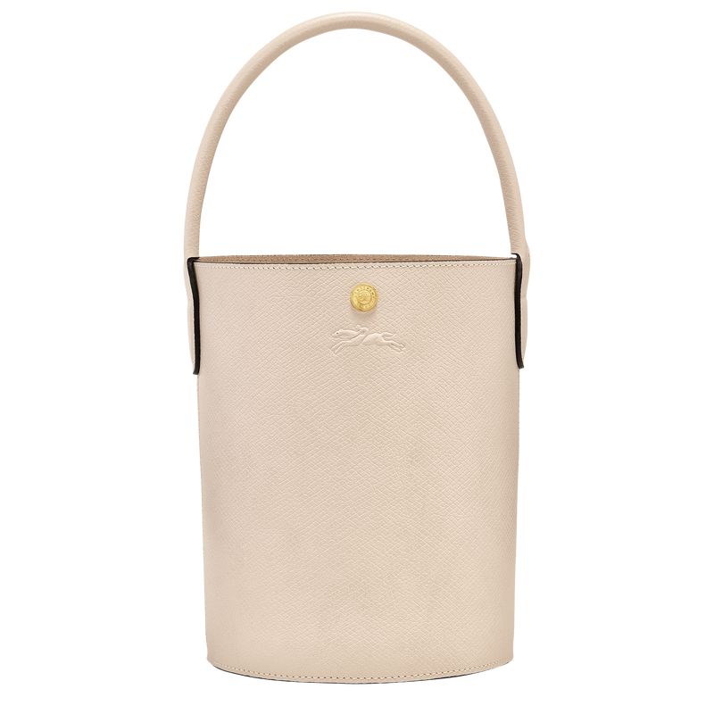 Women Longchamp Épure S Bucket Bag Beige | Ireland-852SWZRHM
