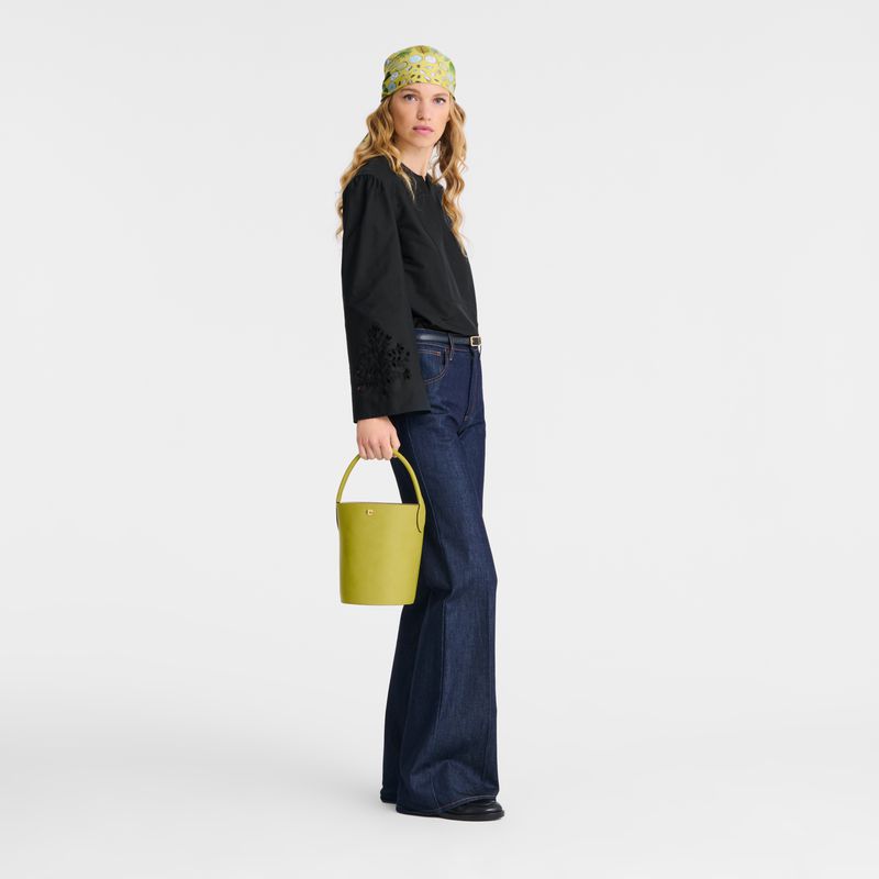 Women Longchamp Épure S Bucket Bag Green | Ireland-460EWOPCN