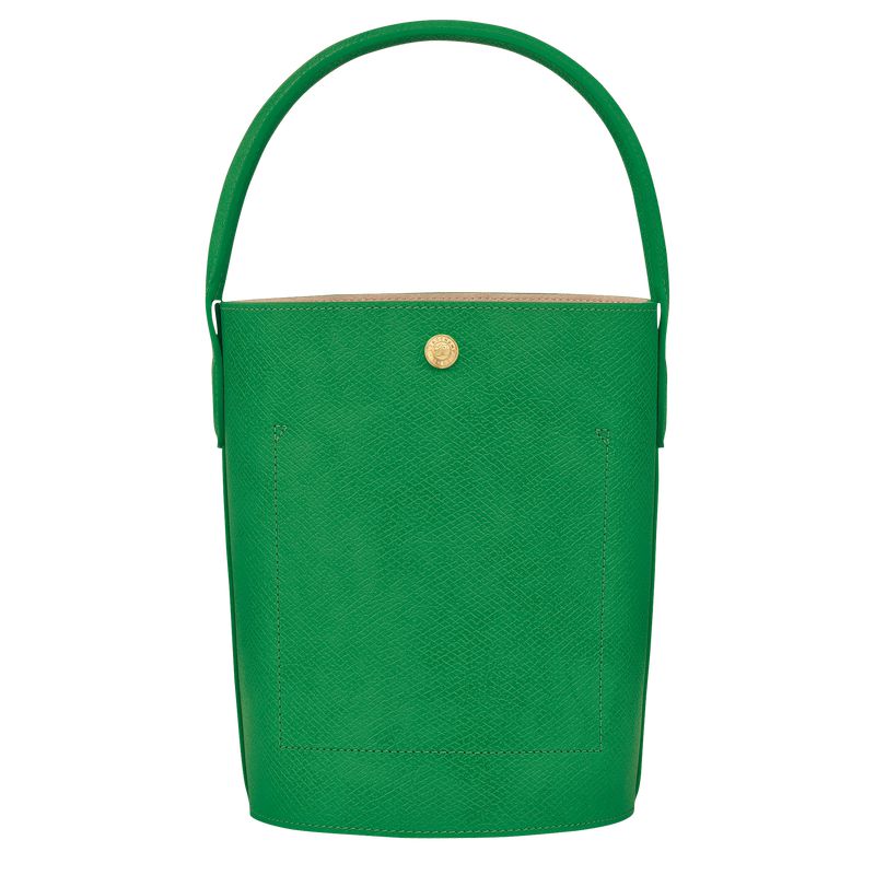 Women Longchamp Épure S Bucket Bag Green | Ireland-728KZHPNQ