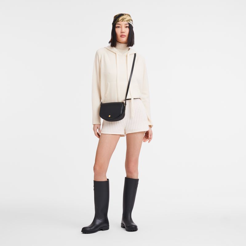 Women Longchamp Épure S Crossbody Bag Black | Ireland-534AGXFYU