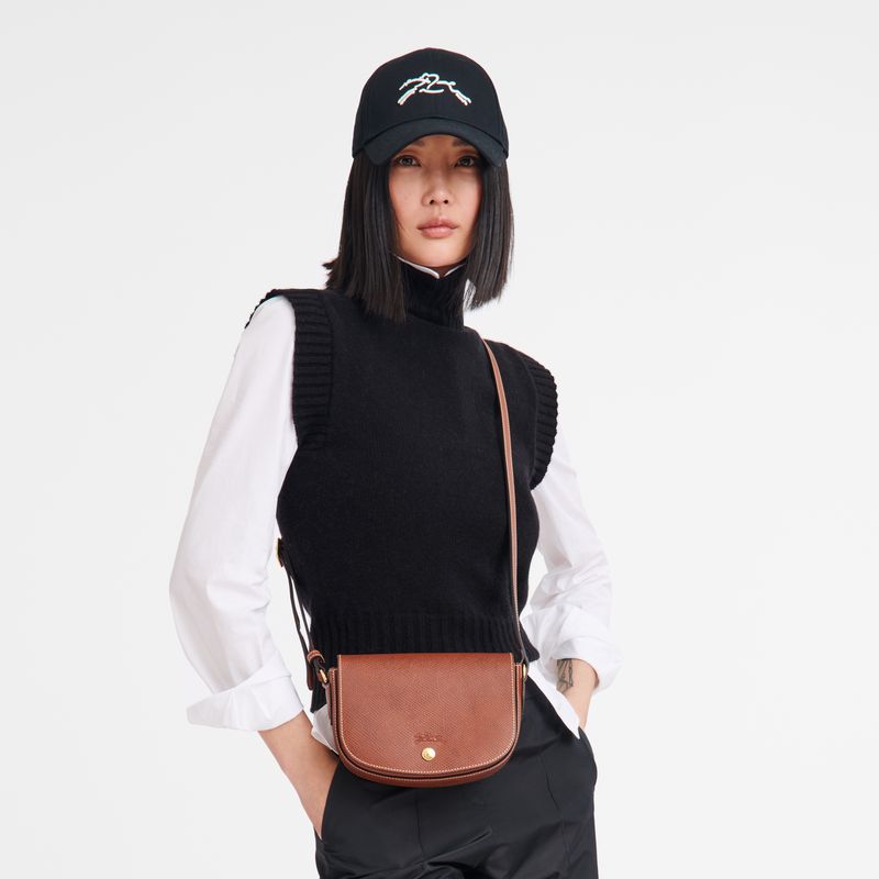 Women Longchamp Épure S Crossbody Bag Brown | Ireland-176XWLKGO