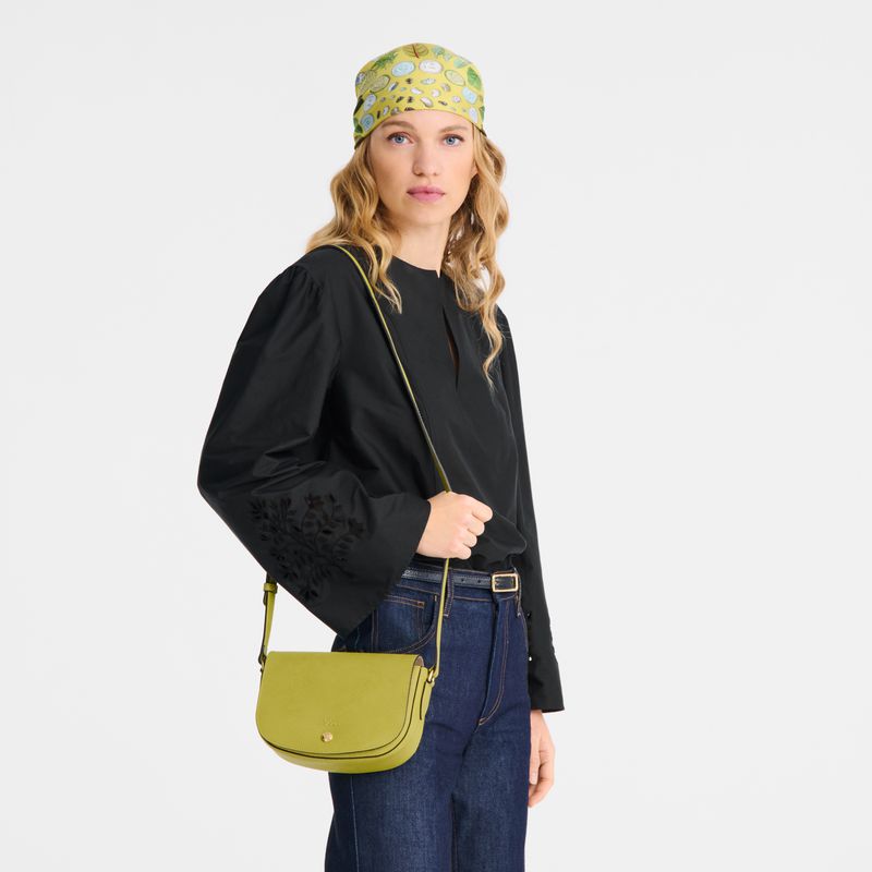 Women Longchamp Épure S Crossbody Bag Green | Ireland-085KJZQLW