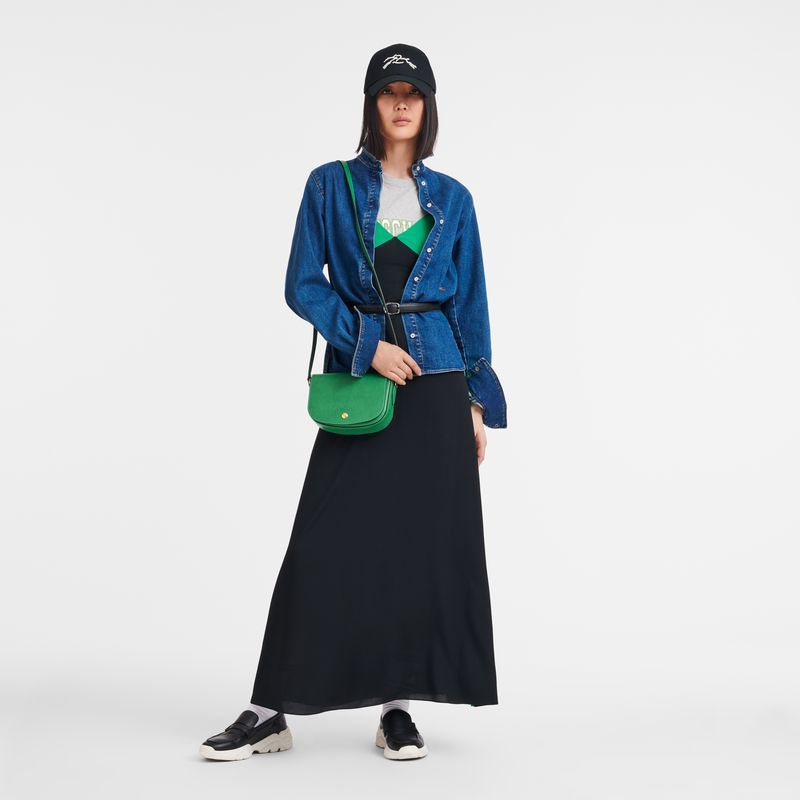 Women Longchamp Épure S Crossbody Bag Green | Ireland-680ZMHETU