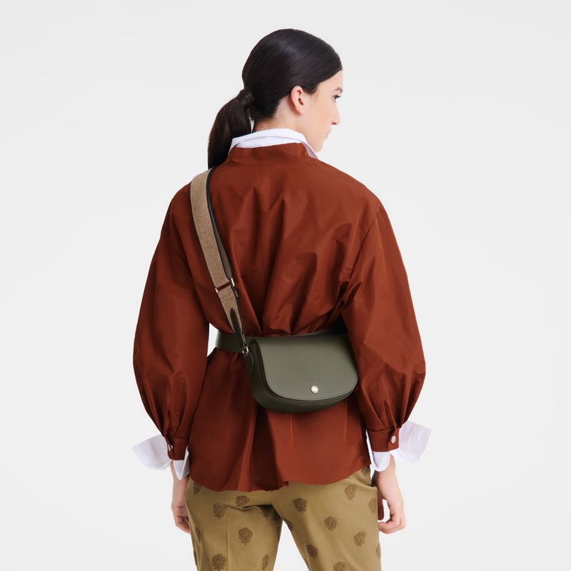 Women Longchamp Épure S Crossbody Bag Khaki | Ireland-720LGXOKE