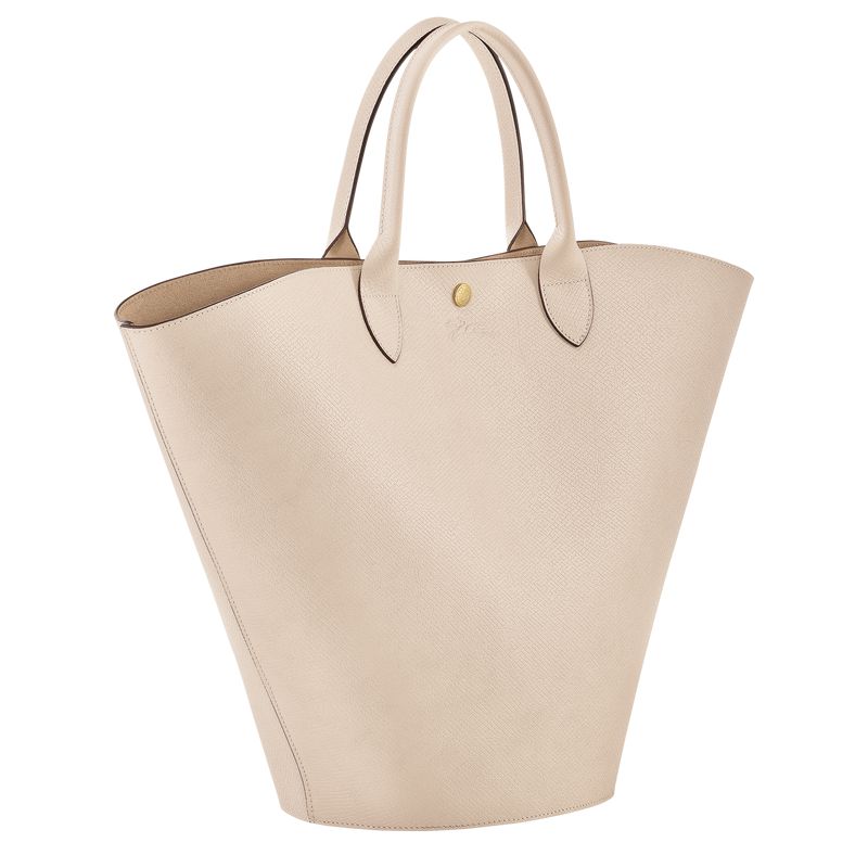 Women Longchamp Épure Xl Tote Bag Beige | Ireland-359MEWSFB