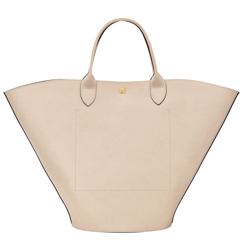 Women Longchamp Épure Xl Tote Bag Beige | Ireland-359MEWSFB