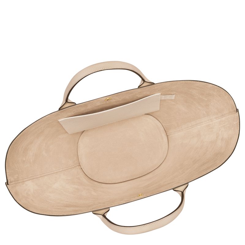 Women Longchamp Épure Xl Tote Bag Beige | Ireland-359MEWSFB