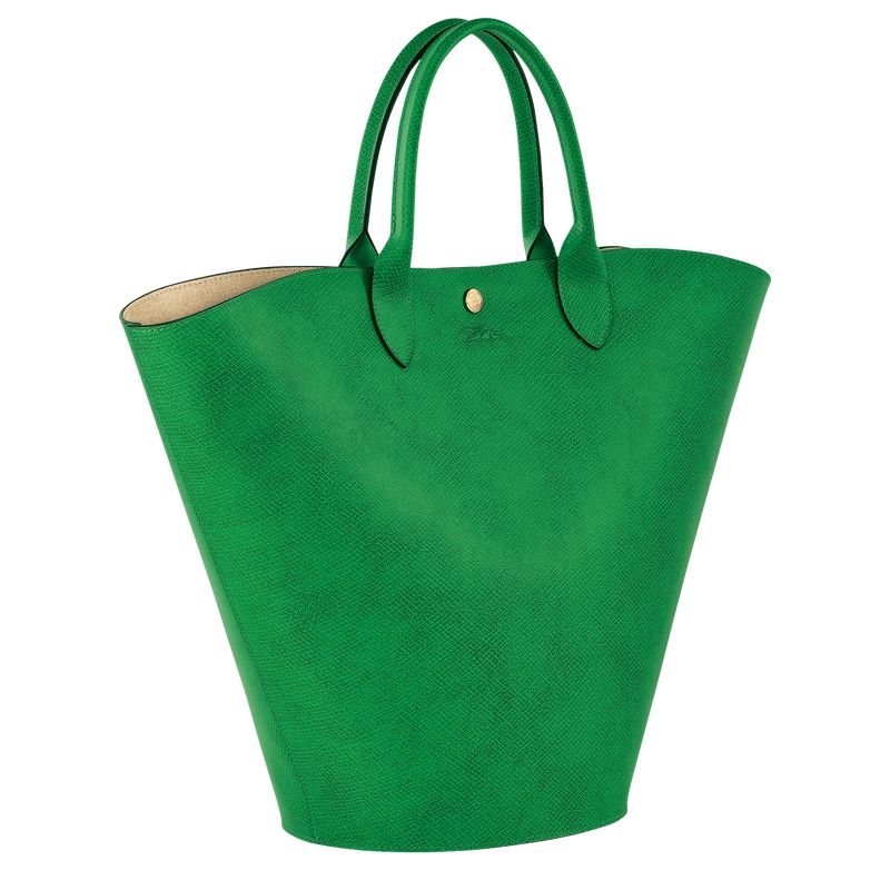 Women Longchamp Épure Xl Tote Bag Green | Ireland-728DPKNTW
