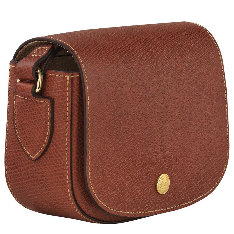 Women Longchamp Épure Xs Crossbody Bag Brown | Ireland-065WROMQN