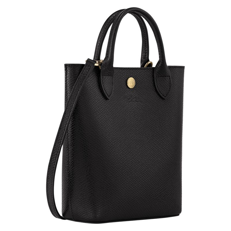 Women Longchamp Épure Xs Tote Bag Black | Ireland-482SODQGP