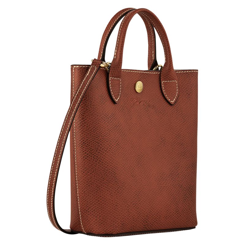 Women Longchamp Épure Xs Tote Bag Brown | Ireland-420ZMJOUQ