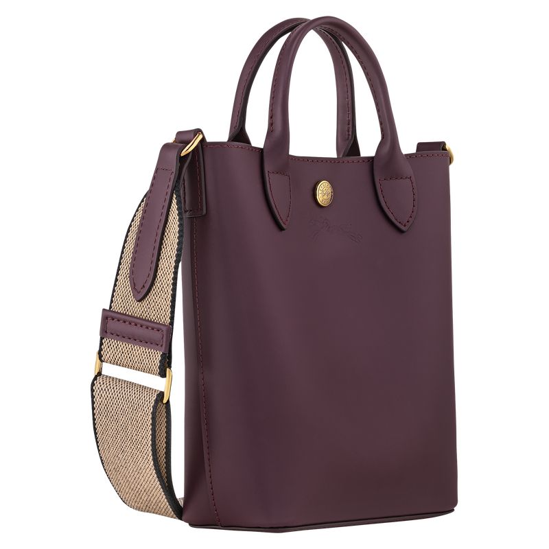 Women Longchamp Épure Xs Tote Bag Dark Purple | Ireland-897BKCWJS