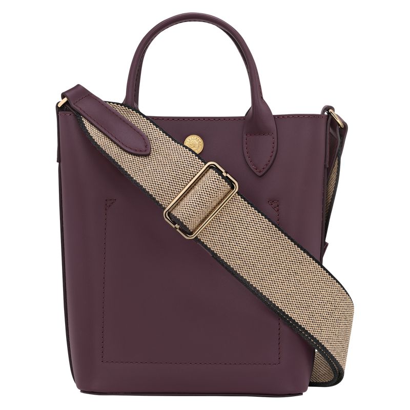 Women Longchamp Épure Xs Tote Bag Dark Purple | Ireland-897BKCWJS