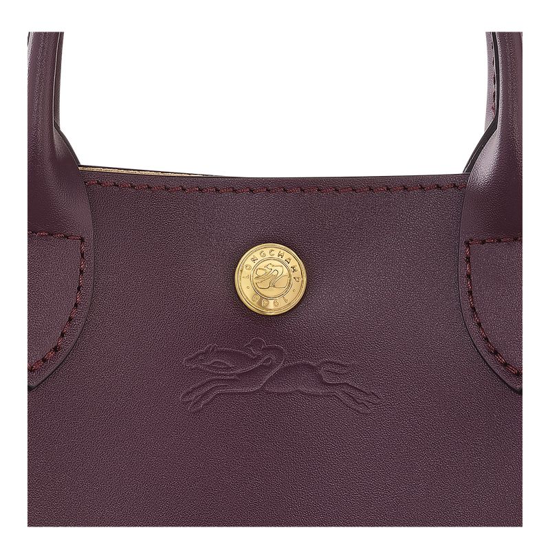 Women Longchamp Épure Xs Tote Bag Dark Purple | Ireland-897BKCWJS