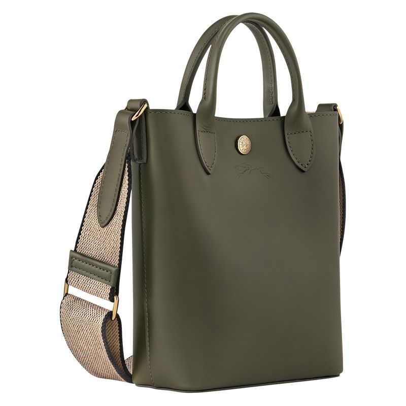 Women Longchamp Épure Xs Tote Bag Khaki | Ireland-268XAEDUR